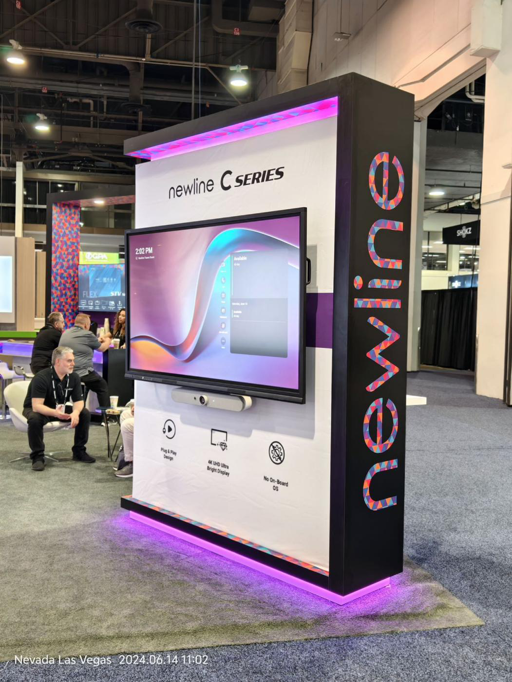 尽显全球布局优势！pg电子海外品牌newline携新品亮相美国InfoComm2024