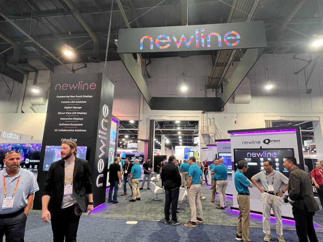 尽显全球布局优势！pg电子海外品牌newline携新品亮相美国InfoComm2024