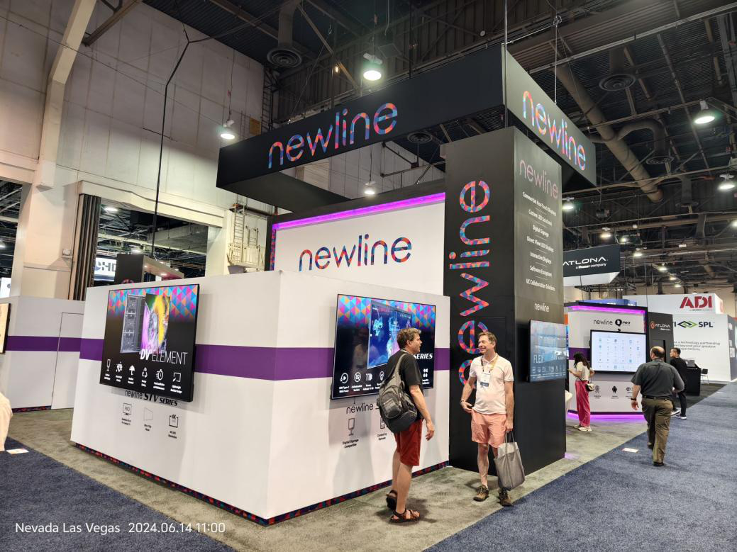 尽显全球布局优势！pg电子海外品牌newline携新品亮相美国InfoComm2024