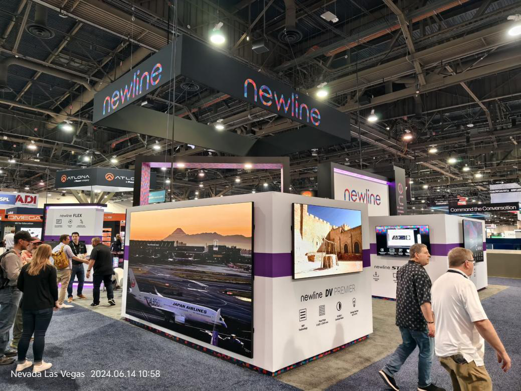 尽显全球布局优势！pg电子海外品牌newline携新品亮相美国InfoComm2024